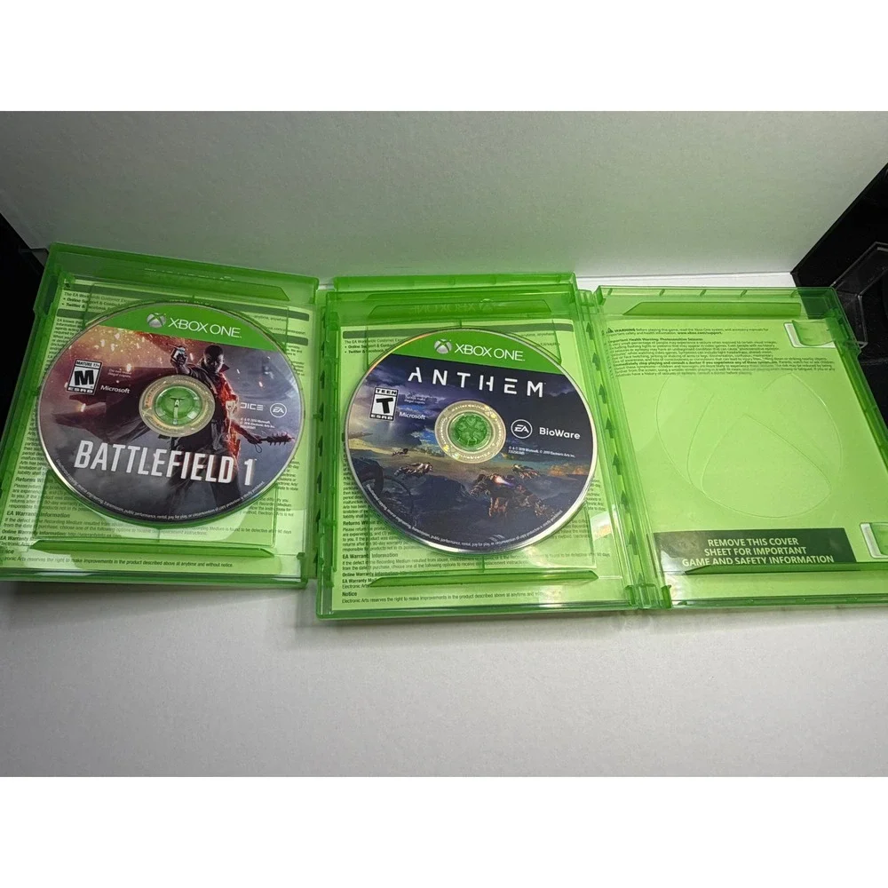 Xbox One Game Lot Battlefield 1 Anthem Destiny FIFA 18 NBA 2K17 NBA Live 18  NM